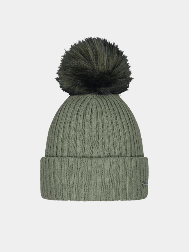 Bonnet pompon kensie vert femme - Barts