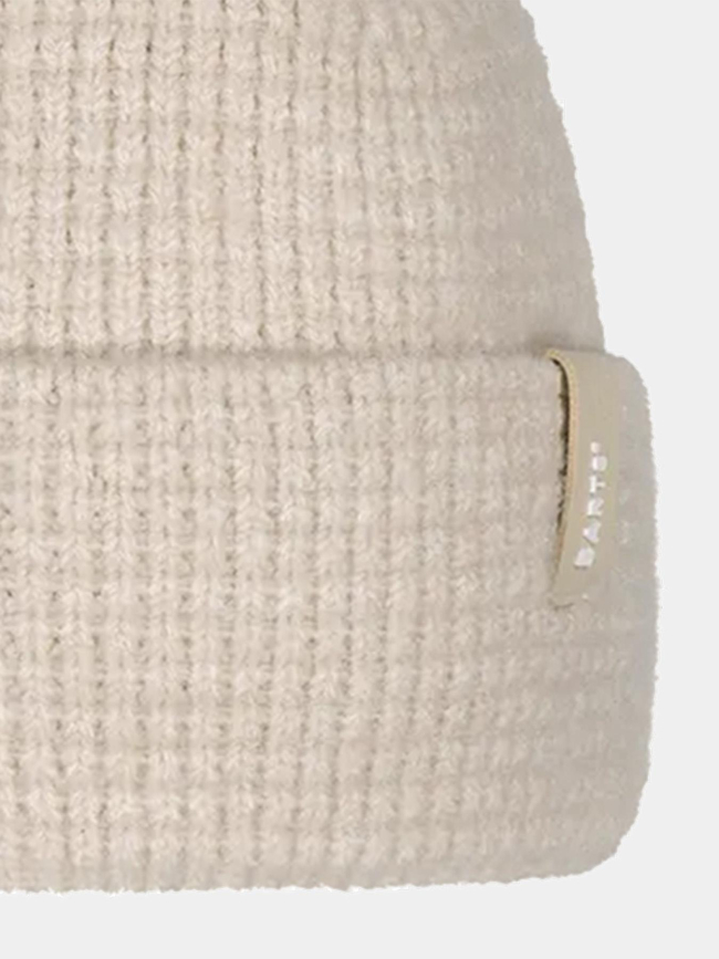 Bonnet vireo turnup beige femme - Barts