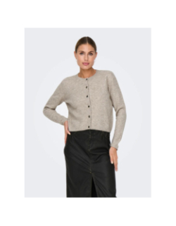 Gilet cardigan chloé life beige femme - Jdy