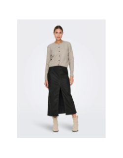 Gilet cardigan chloé life beige femme - Jdy