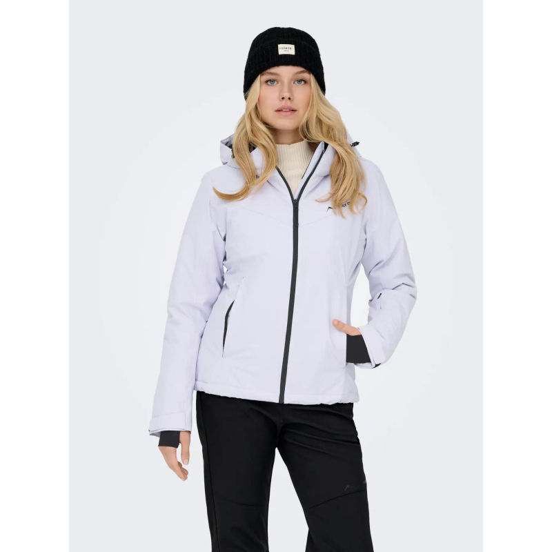 Veste de ski slope violet clair femme - Only