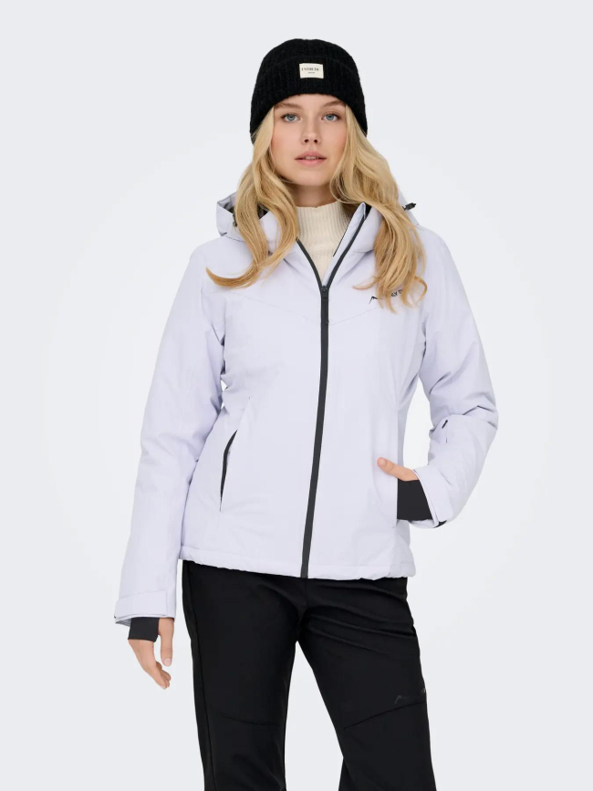 Veste de ski slope violet clair femme - Only