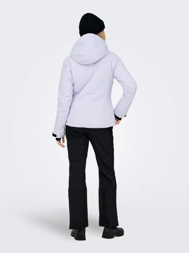 Veste de ski slope violet clair femme - Only