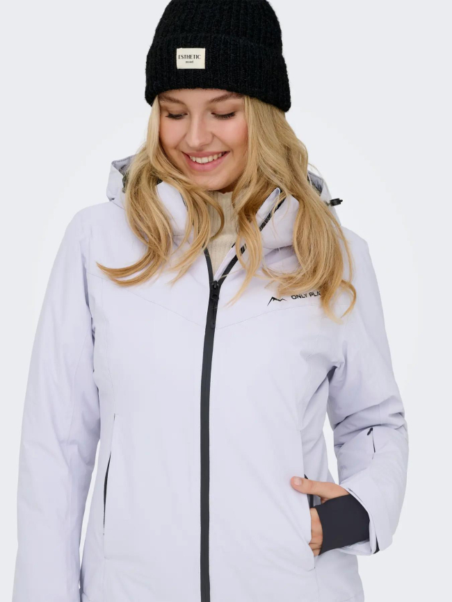 Veste de ski slope violet clair femme - Only