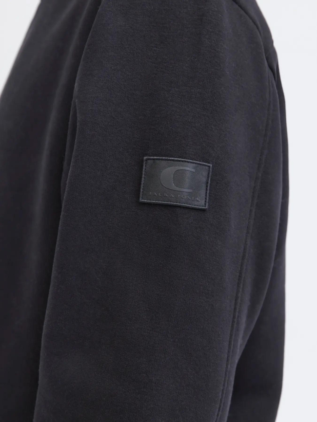 Sweatshirt point badge noir homme - Jack & Jones