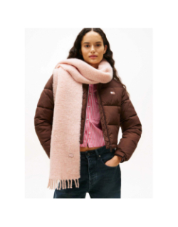 Echarpe heritage solid rose femme - Tommy Jeans