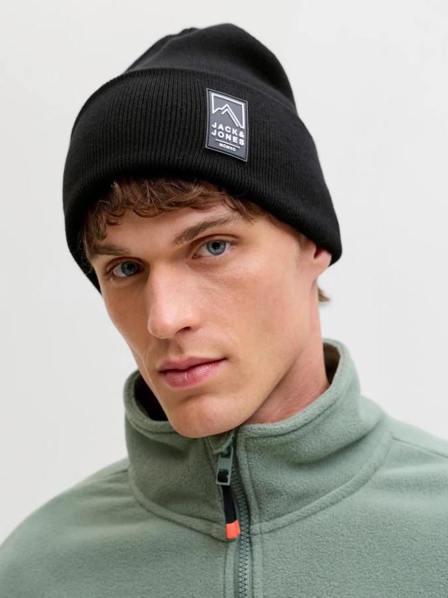 Bonnet alpes noir homme - Jack & Jones