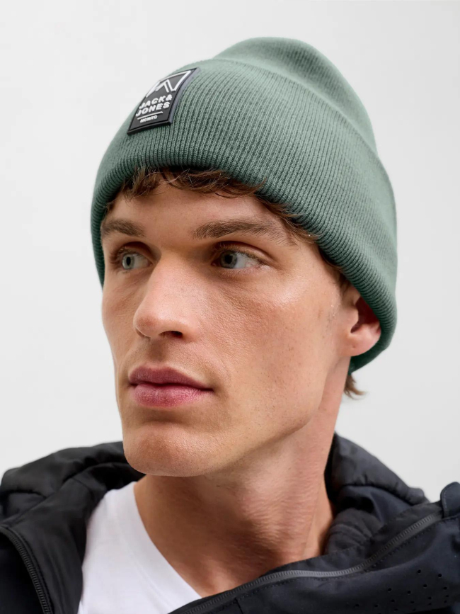 Bonnet alpes vert homme - Jack & Jones
