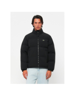 Doudoune à capuche déperlante noir homme - Lacoste