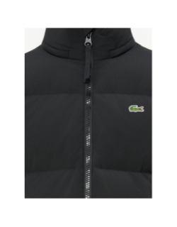 Doudoune à capuche déperlante noir homme - Lacoste