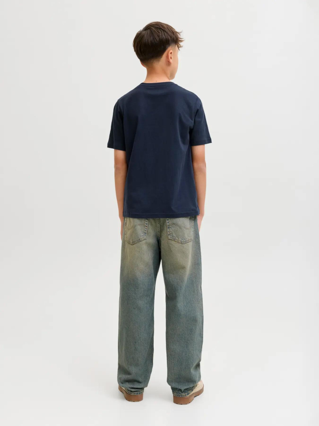 T-shirt à manches courtes jjnoel bleu nuit garçon - Jack & Jones