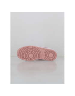 Baskets court borough mid 2 blanc et rose ado - Nike