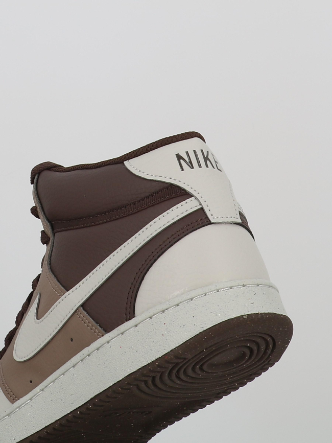 Baskets montantes court vision marron homme - Nike
