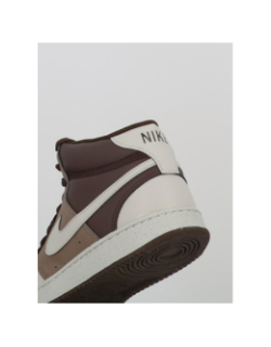 Baskets montantes court vision marron homme - Nike