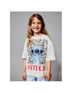 T-shirt à manches courtes nkfjixi stitch kaki fille - Name It