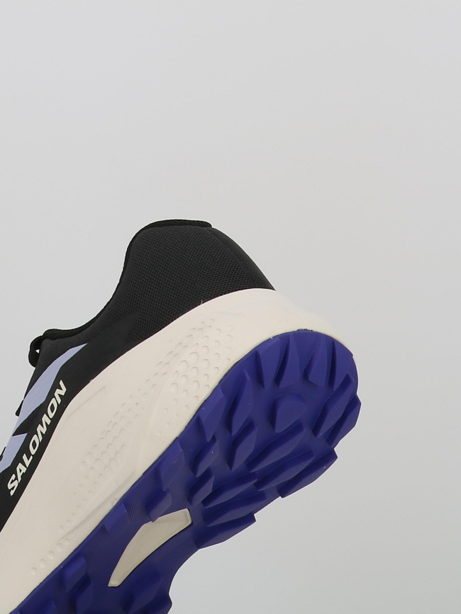 Chaussures de trail alphaglide noir et violet femme - Salomon