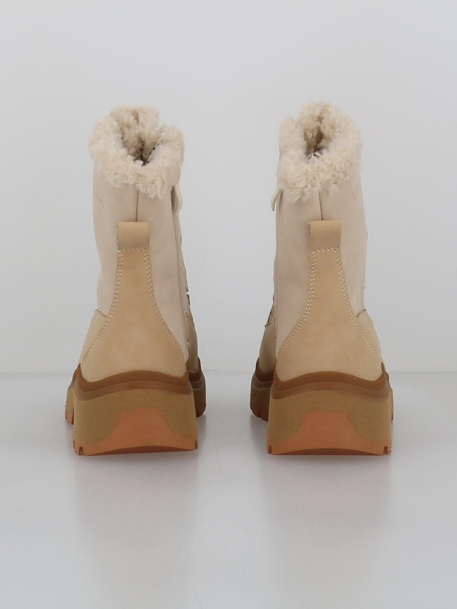 Bottes de neige thelma beige femme - Kimberfeel