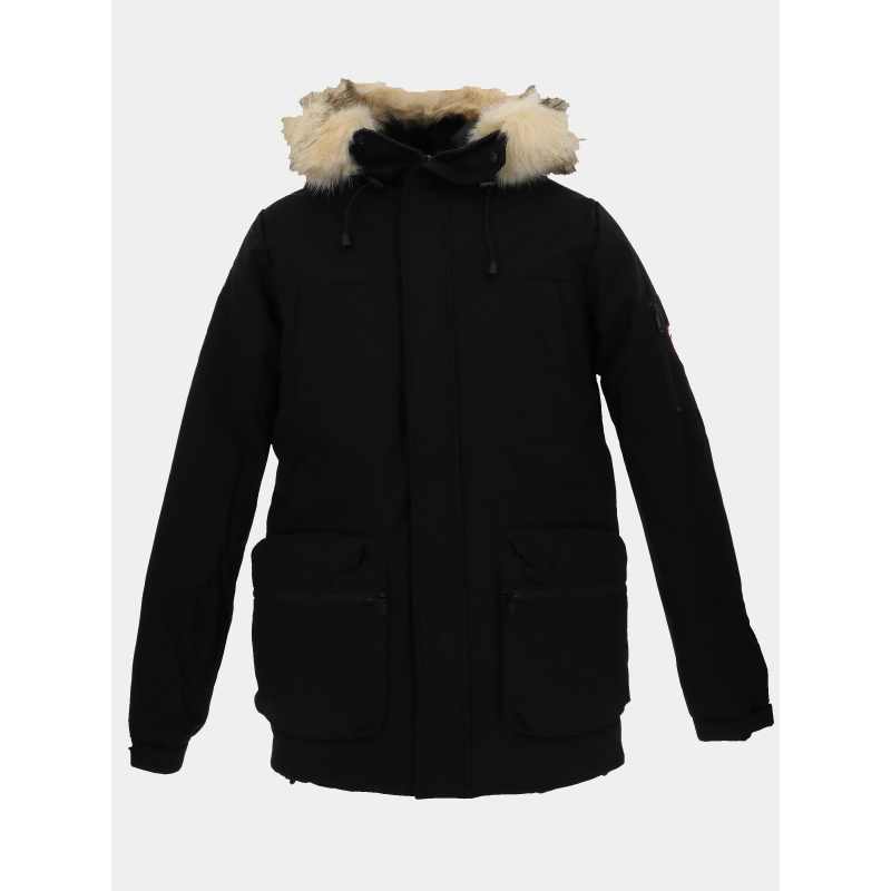 Blouson parka jo noir homme - Paragoose