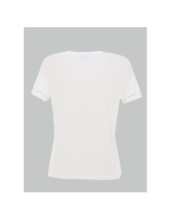T-shirt uni liana strass blanc femme - Vero Moda