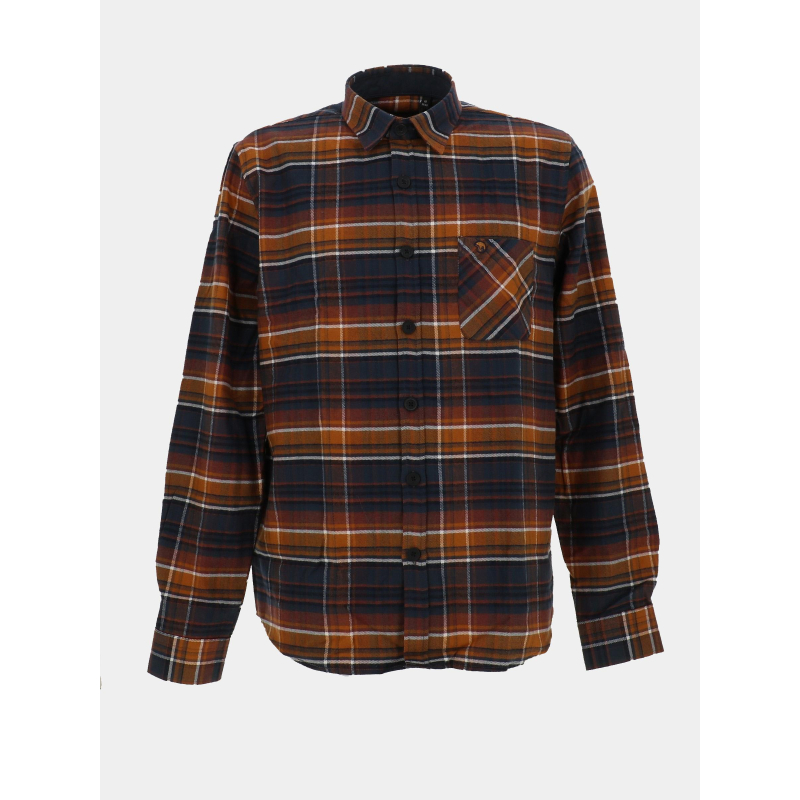 Chemise à carreaux lazaka marron homme - Benson & Cherry