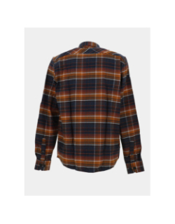 Chemise à carreaux lazaka marron homme - Benson & Cherry