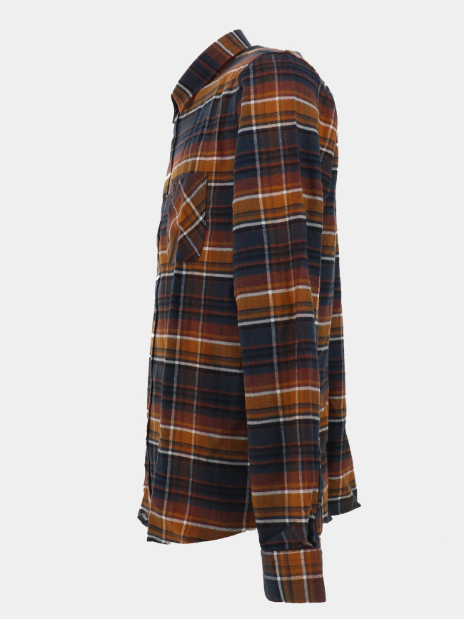 Chemise à carreaux lazaka marron homme - Benson & Cherry