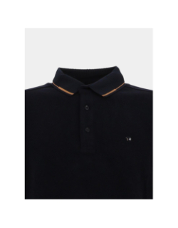 Pull à col polo magic bleu nuit homme - Benson & Cherry