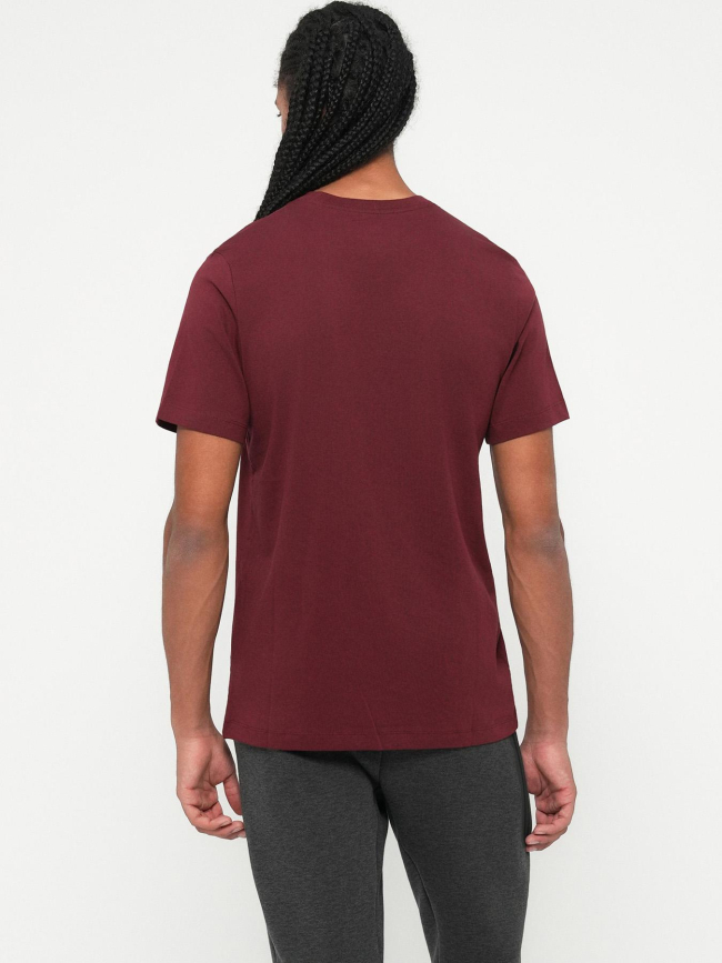 T-shirt nsw club à logo brodé doré bordeaux homme - Nike
