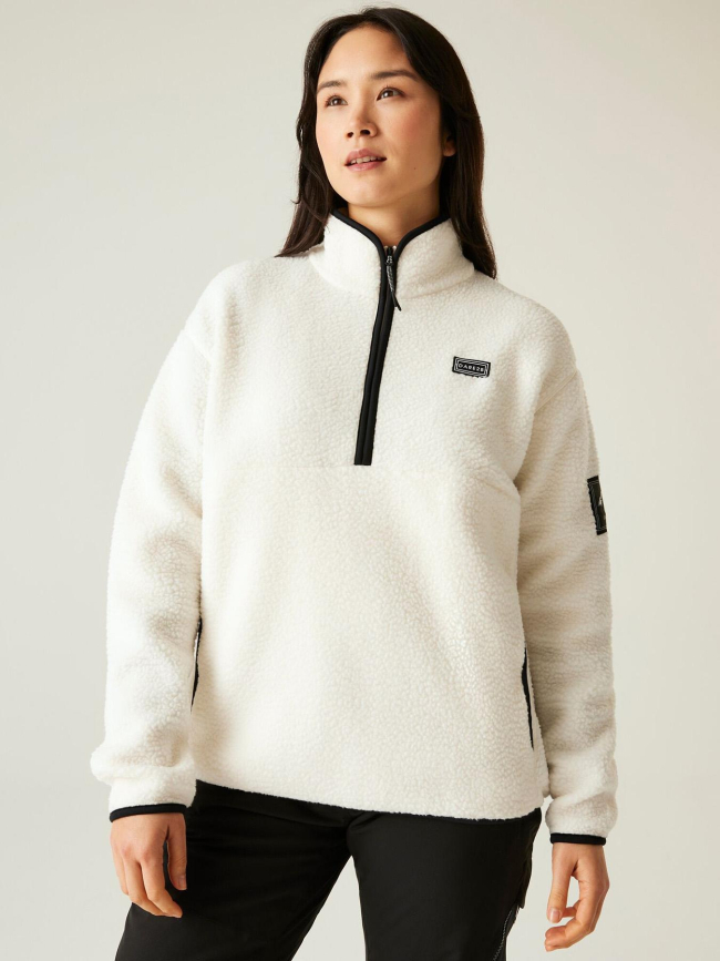 Polaire slide out blanc femme - Aulp