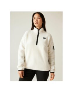 Polaire slide out blanc femme - Aulp