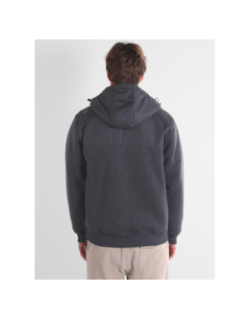 Sweat à capuche chiné passage anthracite homme - Oxbow
