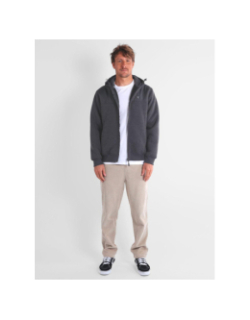 Sweat à capuche chiné passage anthracite homme - Oxbow