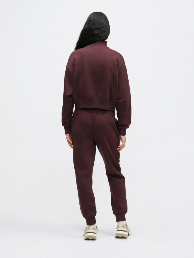 Pantalon jogging phoenix fleece bordeaux femme - Nike
