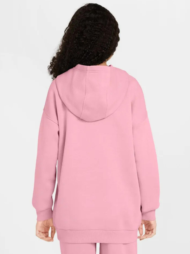 Sweat à capuche oversize nsw club fleece rose fille - Nike