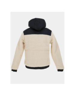 Veste bi-matière sherpa neo team blanc et noir homme - Polo Team