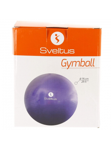 Balle de gym pvc diam 75 cm violet - Sveltus