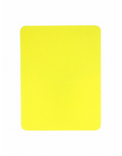 Carton jaune d'arbitre de sport - Tremblay