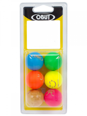 Pack 6 buts buis pétanque multicolore - Obut