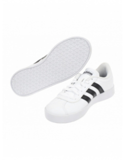 Baskets vl court 2.0 k blanc noir enfant - Adidas