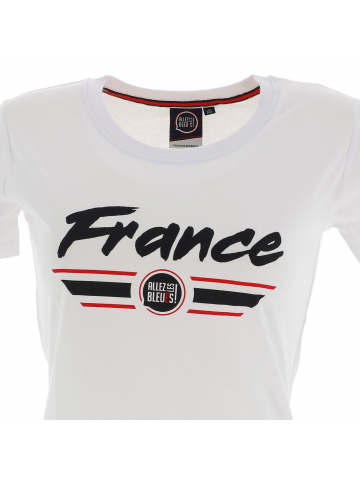 T-shirt allez les bleus blanc femme - Allez Les Bleus