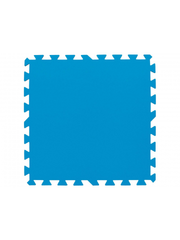 Revêtement de sol pour piscine en dalles de 50x50 cm - couleur bleue