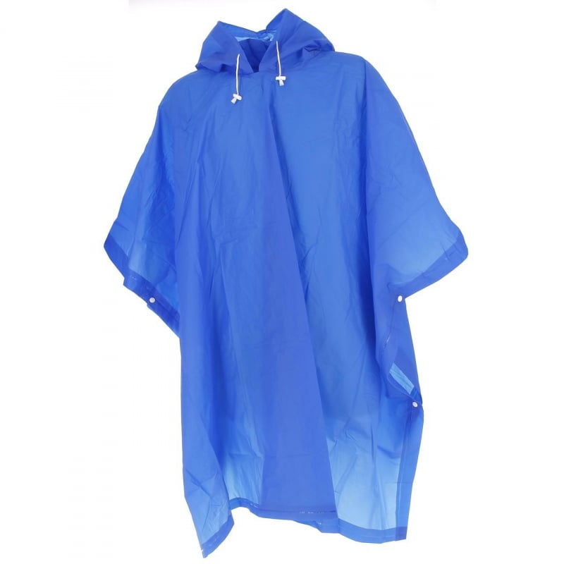 Poncho de pluie à capuche bleu - Treeker 9