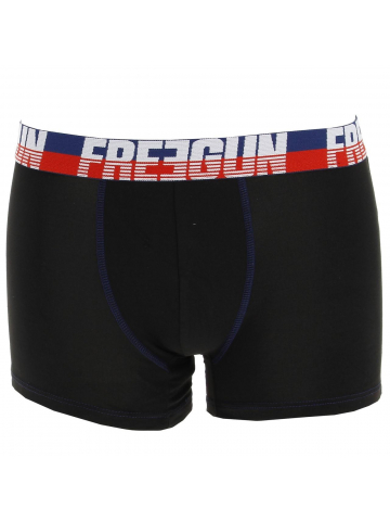 Pack 2 boxers rouge/noir homme - Freegun