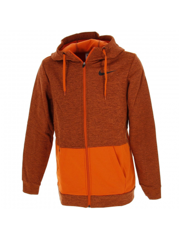 Veste à capuche therma orange homme - Nike