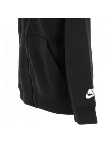 Veste à capuche repeat noir garçon - Nike