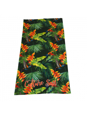 Serviette de plage gorete feuillage vert - Culture Sud