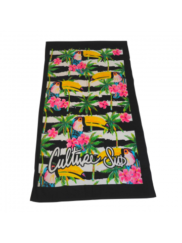 Serviette de plage floral kirby multicolore femme - Culture Sud