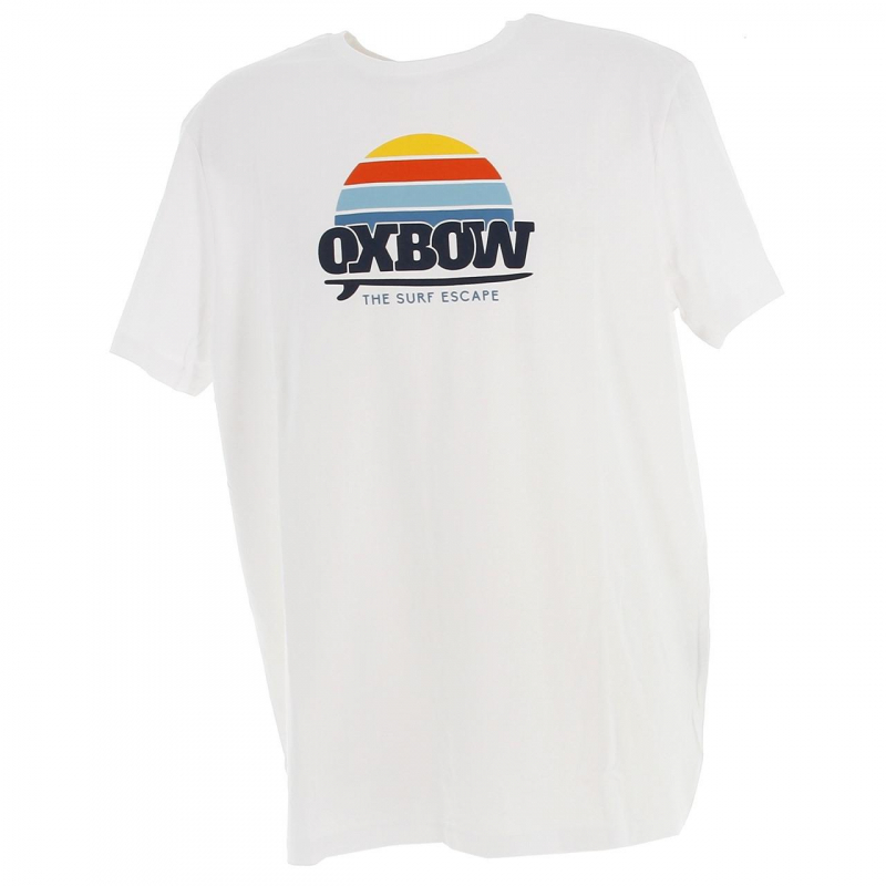 T-shirt tekso vintage blanc homme - Oxbow