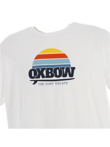 T-shirt tekso vintage blanc homme - Oxbow