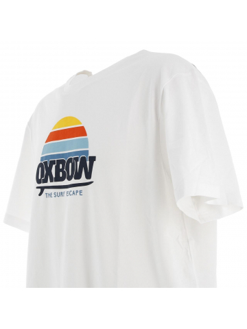 T-shirt tekso vintage blanc homme - Oxbow